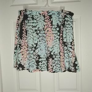 GAP Leaf Pattern Skirt w/Banded Waist L